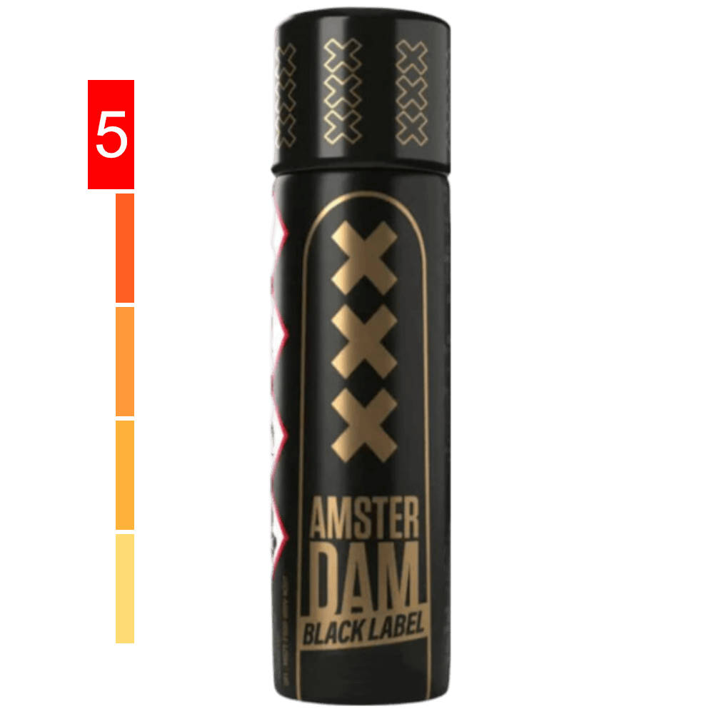 Poppers Amsterdam Tall Black Label - Purest Amyl Lederreiniger Express