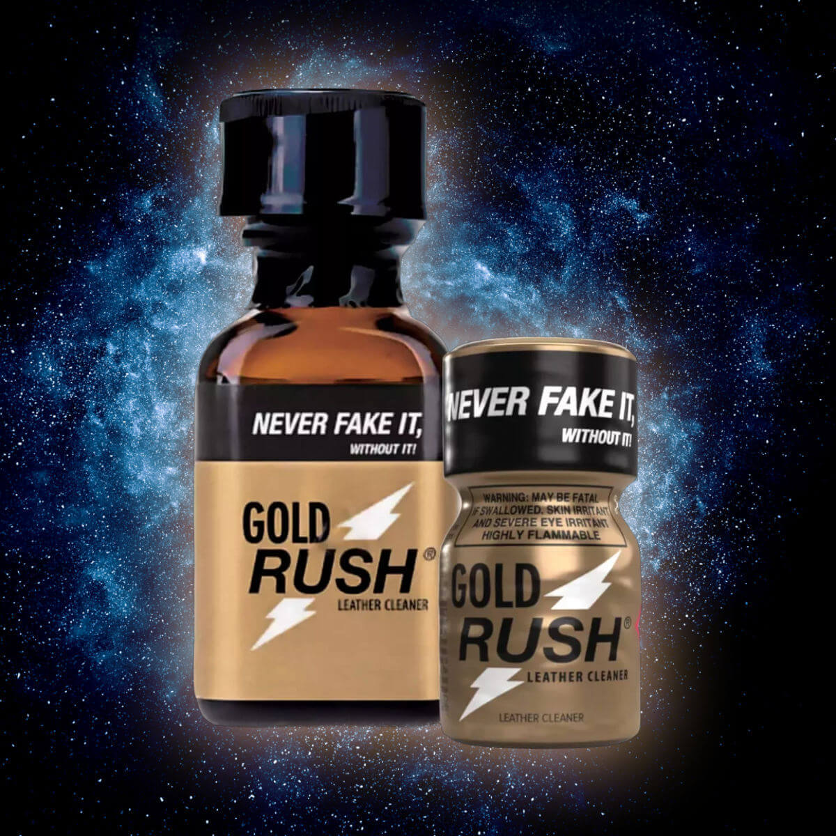 Poppers Wirkung verstärken Rush Gold - Value Pack Lederreiniger Express