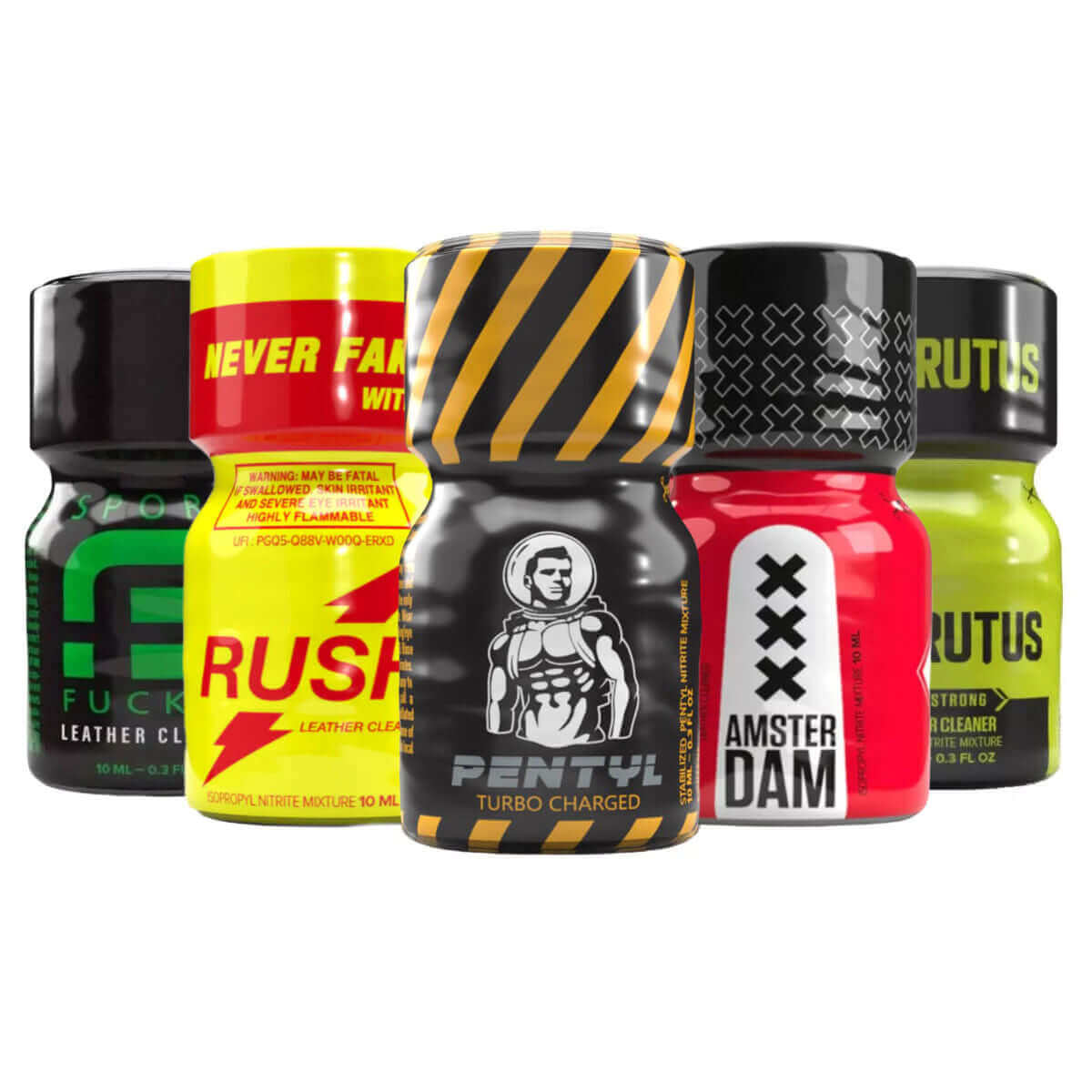 Poppers Sniff-Starter Kit Lederreiniger Express