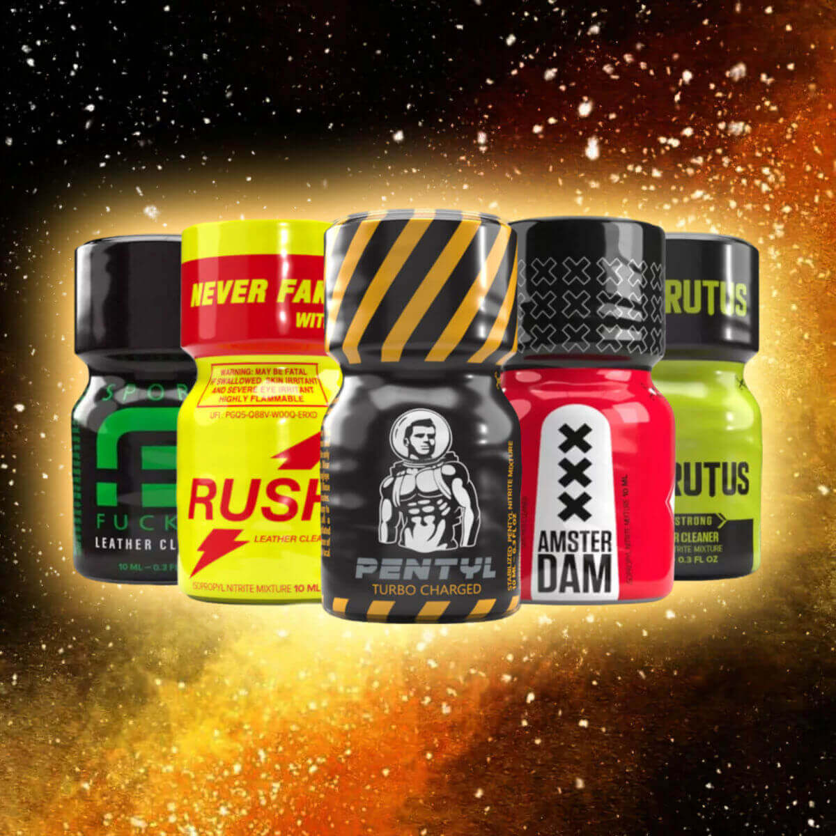 Poppers Sniff-Starter Kit Lederreiniger Express