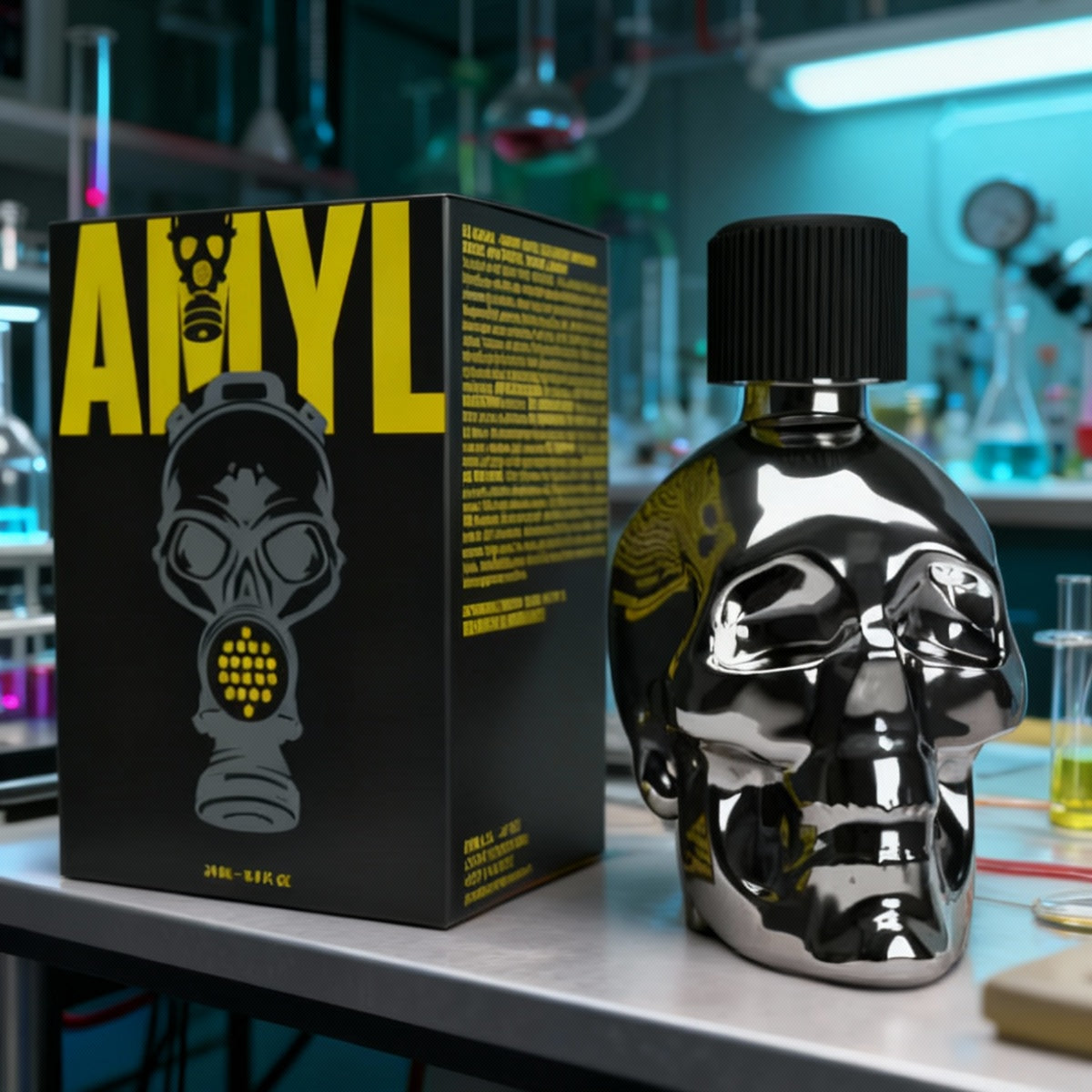 Silver Skull Amyl