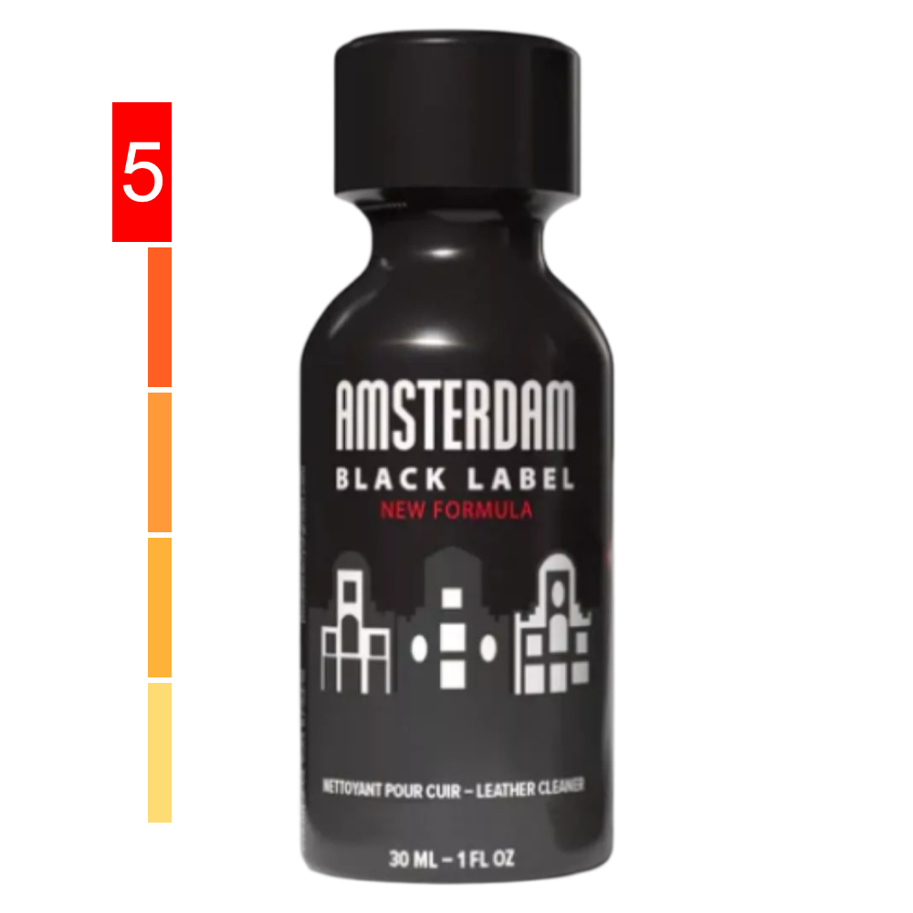 Poppers Amsterdam Black - Extreme Formula Lederreiniger Express