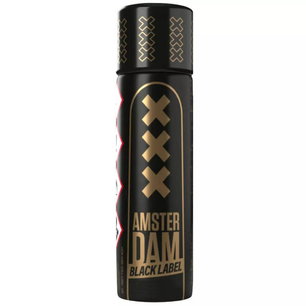 Poppers Amsterdam Tall Black Label - Purest Amyl Lederreiniger Express