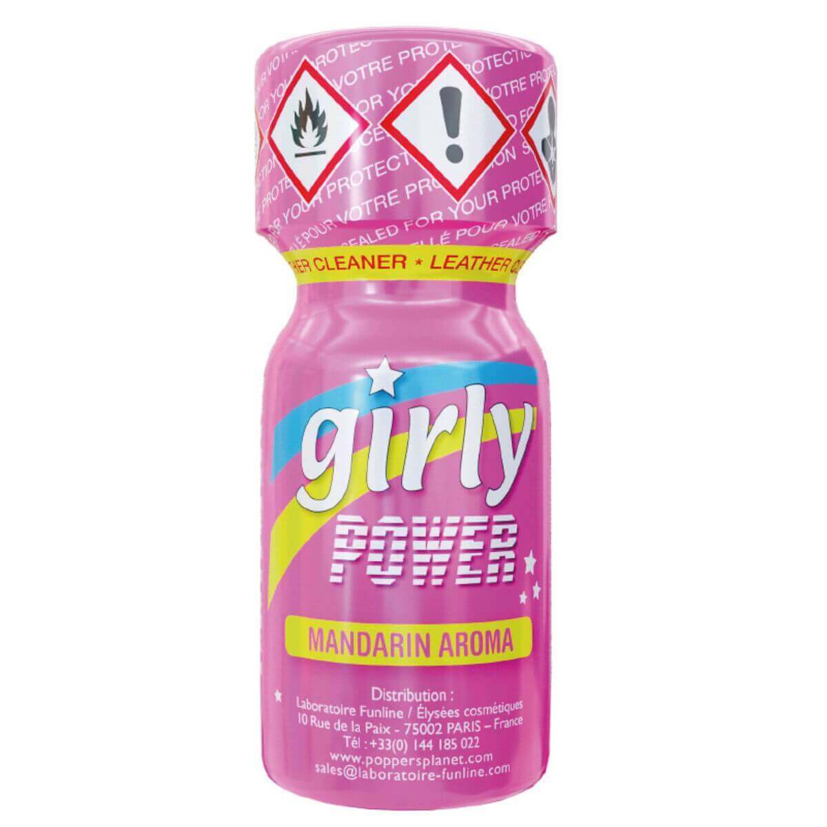 Poppers für Frauen Girly Power Mandarine Lederreiniger Express