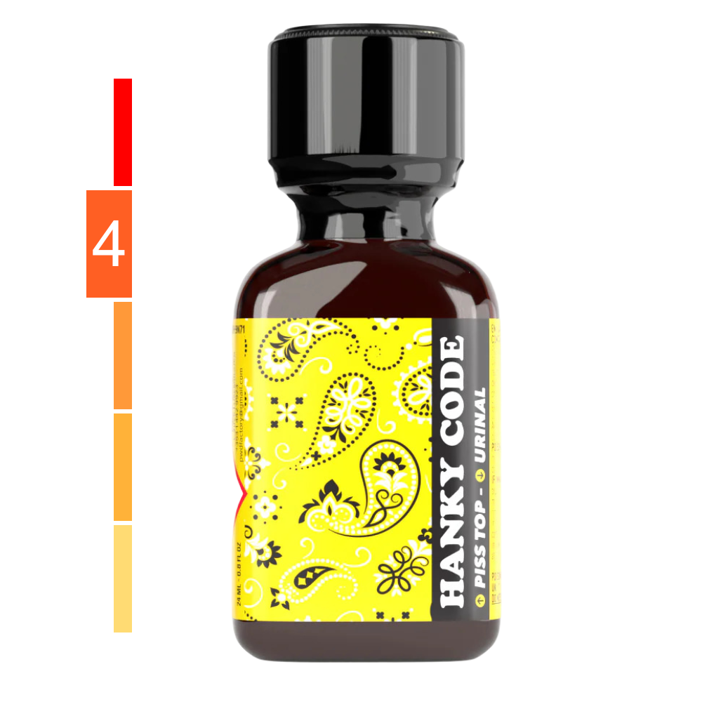 Hanky Code Poppers Yellow